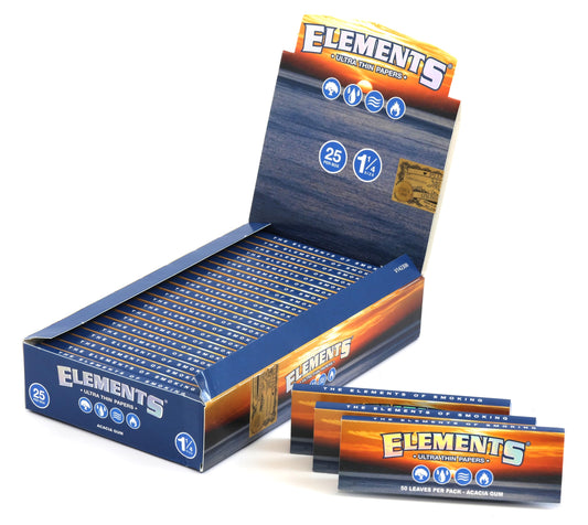 ELEMENTS ROLLING PAPER 1/4 50 PCS