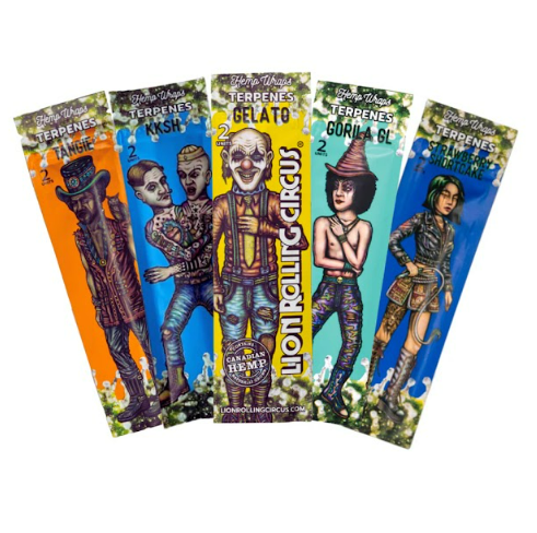 LION ROLLING CIRCUS BLUNTS 2 PCS