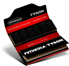 FUTUROLA X MIKE TYSON ROLLING PAPERS+TIPS 1/4 SIZE SLIM 33 PCS