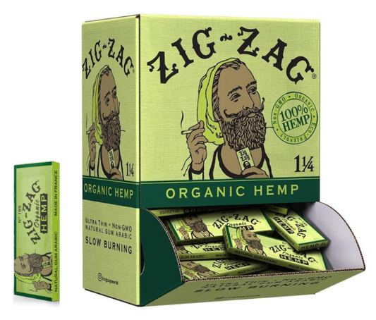 ZIG ZAG ROLLING PAPER ORGANIC HEMP 50 PCS