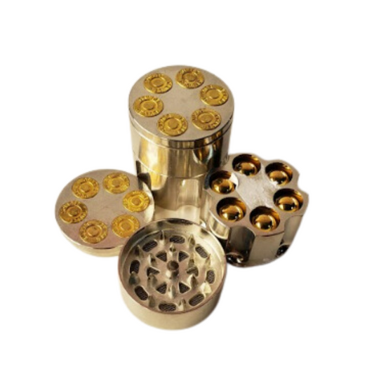 GRINDER METALICO EN FORMA DE REVOLVER 3 PCS