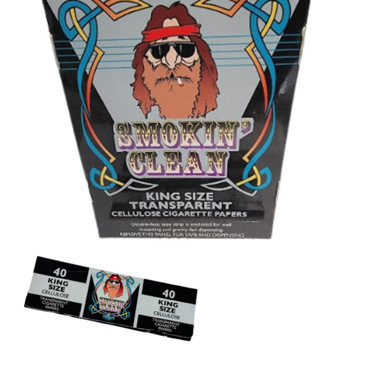 SMOKIN CLEAN CELULOSA KING SIZE 40 PCS