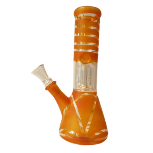 BONG DE VIDRIO EN FORMA DE CUPULA CON COLORES SOLIDOS DE 8 PULGADAS