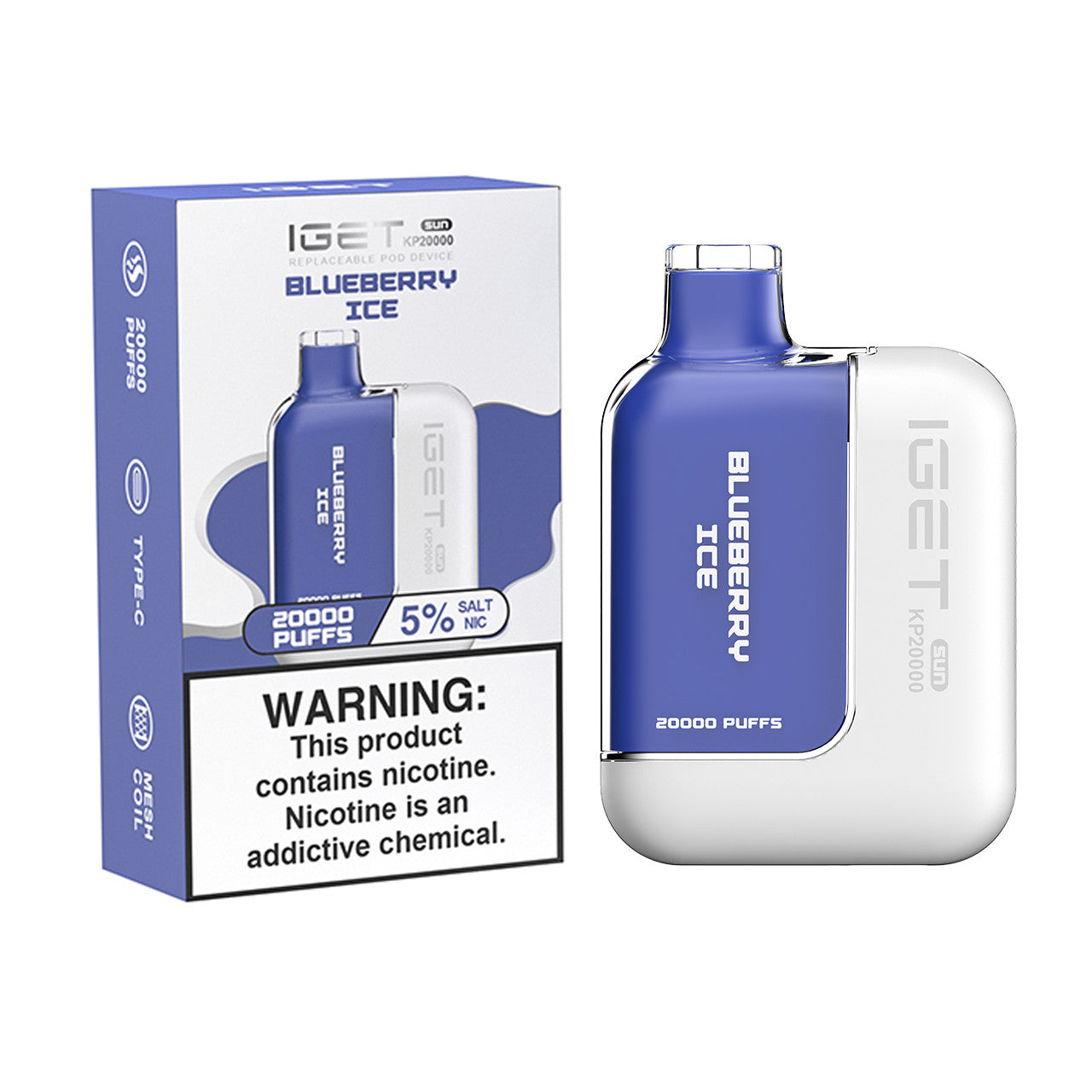 IGET SUN POD KIT KP20000 PUFF