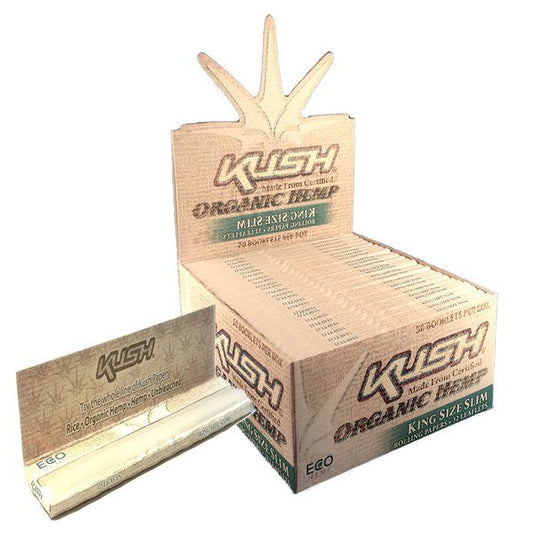 KUSH ROLLIN PAPER ORGANIC HEMP 1/4 50 PCS