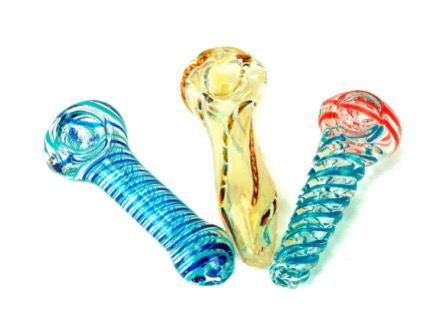 PIPA DE VIDRIO DE 3 COLORES