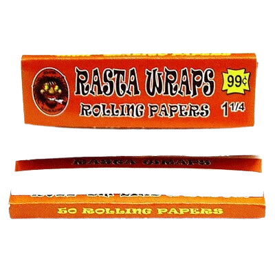 RASTA WRAPS ROLLING PAPER 1/4 50 PCS