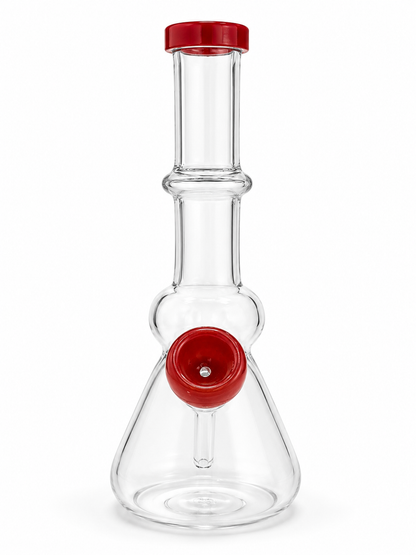 BONG DE VIDRIO CON BOQUILLA DE COLORES
