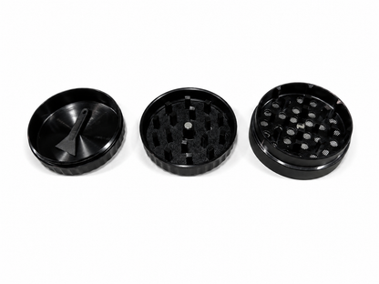 GRINDER METÁLICO CON LOGO DE HOJA 3 PIEZAS