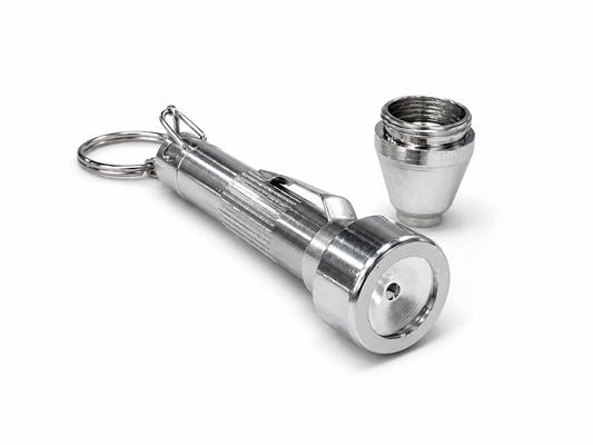 PIPA DE METAL CON DISEÑO DE LÁMPARA