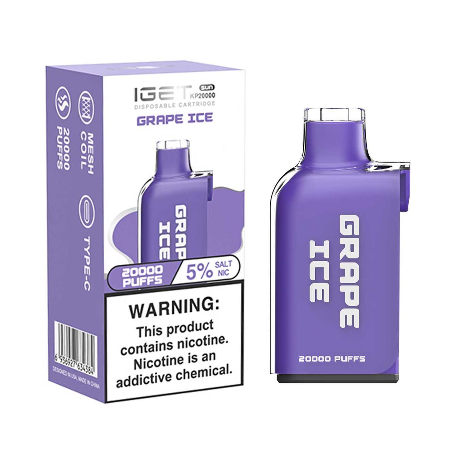 IGET SUN POD 20,000 PUFF