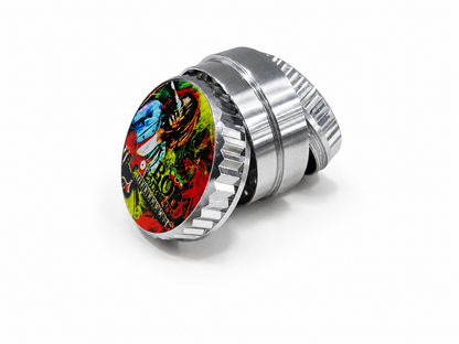 GRINDER METÁLICO CON LOGO DE BOB MARLEY 3 PCS