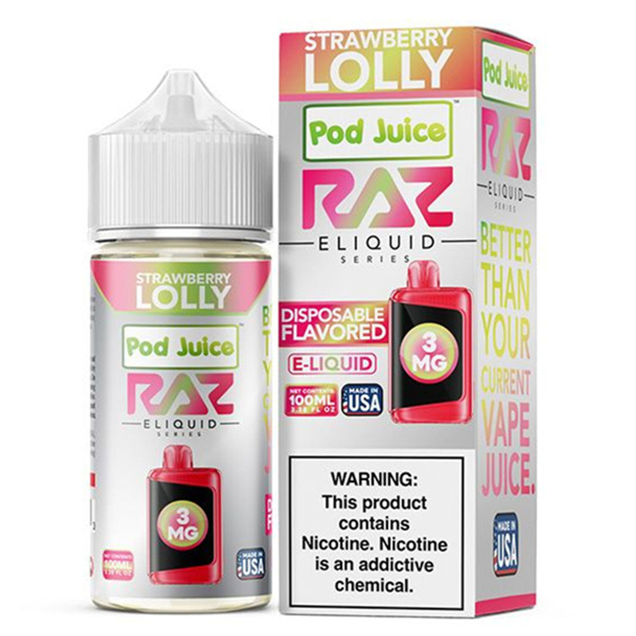 RAZ POD JUICE E-LIQUID 100ML