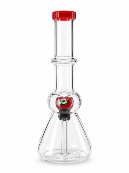 BONG DE VIDRIO CON BOQUILLA DE COLORES