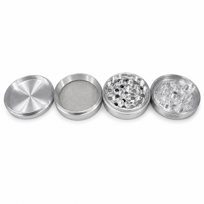 GRINDER BLOWN SILVER 4 PIEZAS 3.5MM