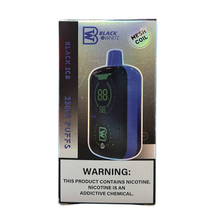 BLACK AND WHITE 28,000 PUFF