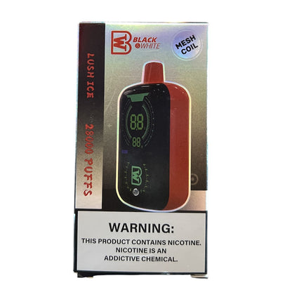 BLACK AND WHITE 28,000 PUFF