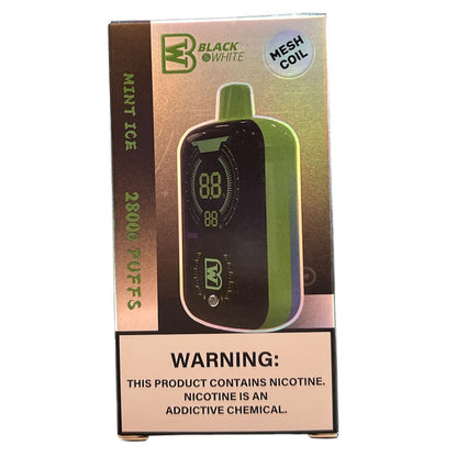 BLACK AND WHITE 28,000 PUFF